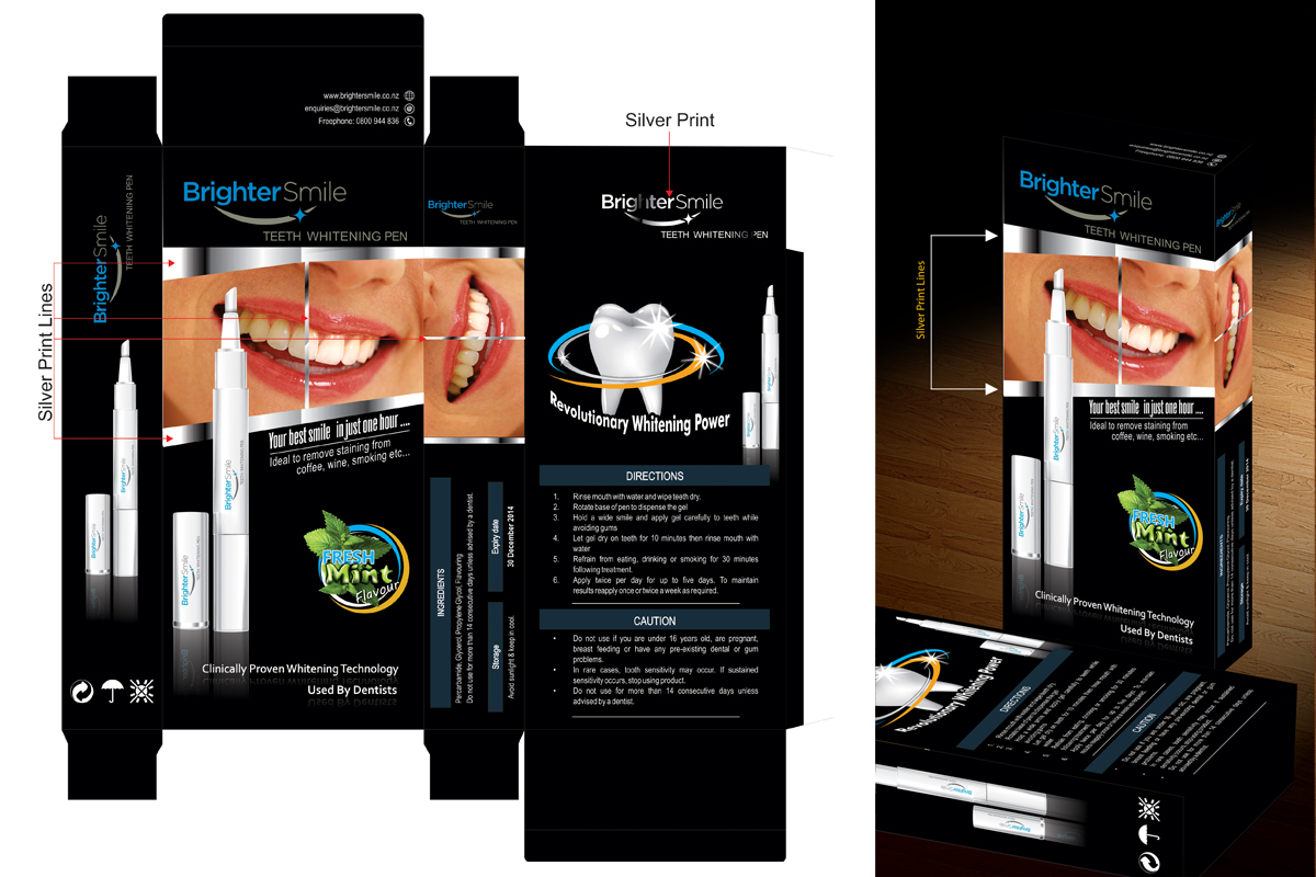 Diseño de Empaque por MicroZ para Brighter Smile  | Diseño #2410015