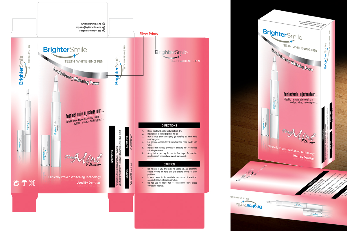 Diseño de Empaque por MicroZ para Brighter Smile  | Diseño #2411104