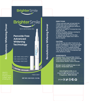 Diseño de Empaque por Soula Vetter para Brighter Smile  | Diseño: #2420889