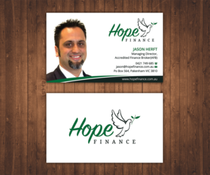 Business Card Design by Stylez Designz for Hope Finance | Design: #12393488