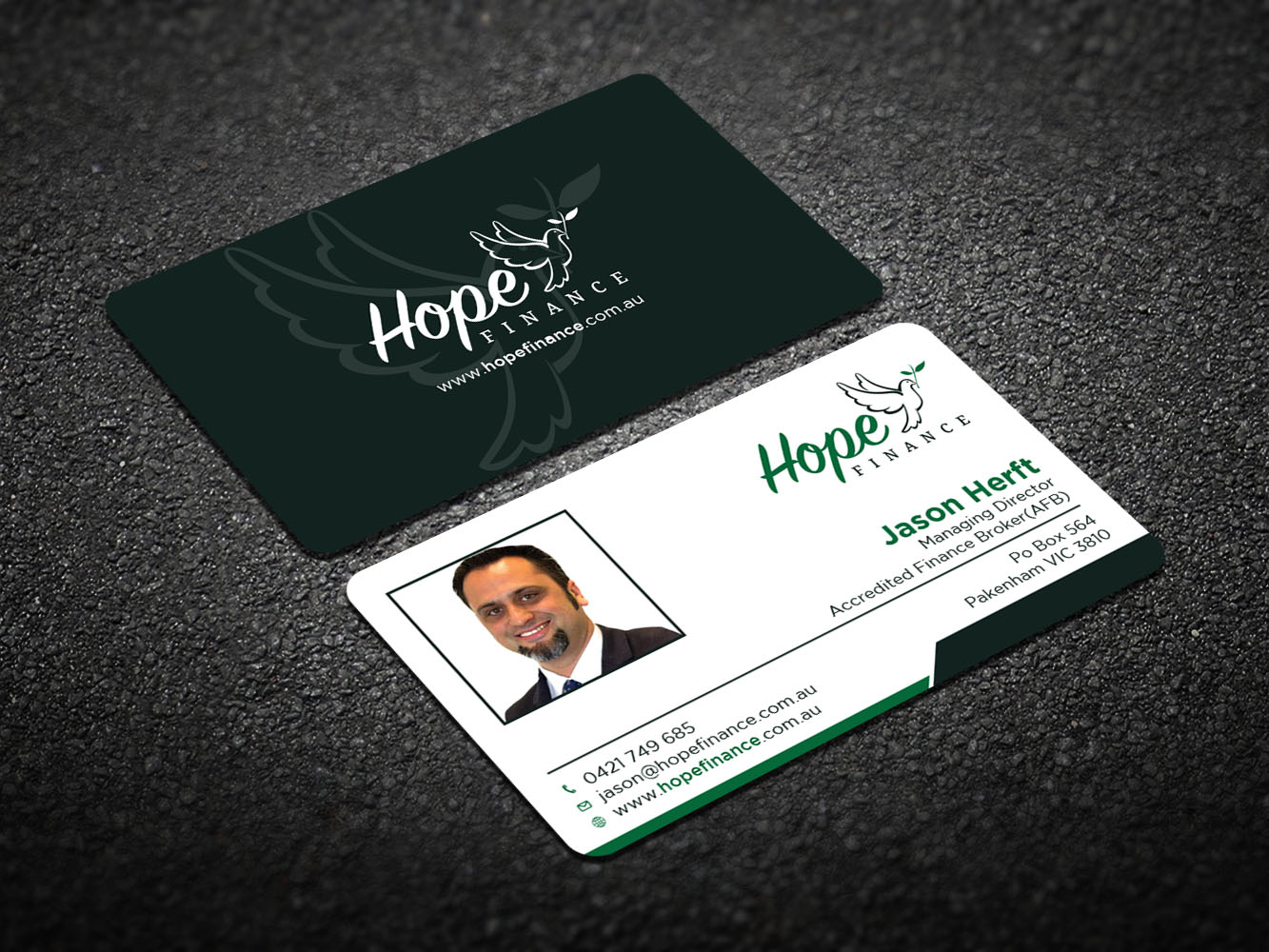 Visitenkarten-Design von Verified artistry für Hope Finance | Design #12385720