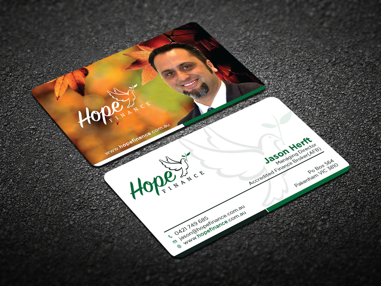 Visitenkarten-Design von Verified artistry für Hope Finance | Design #12385721