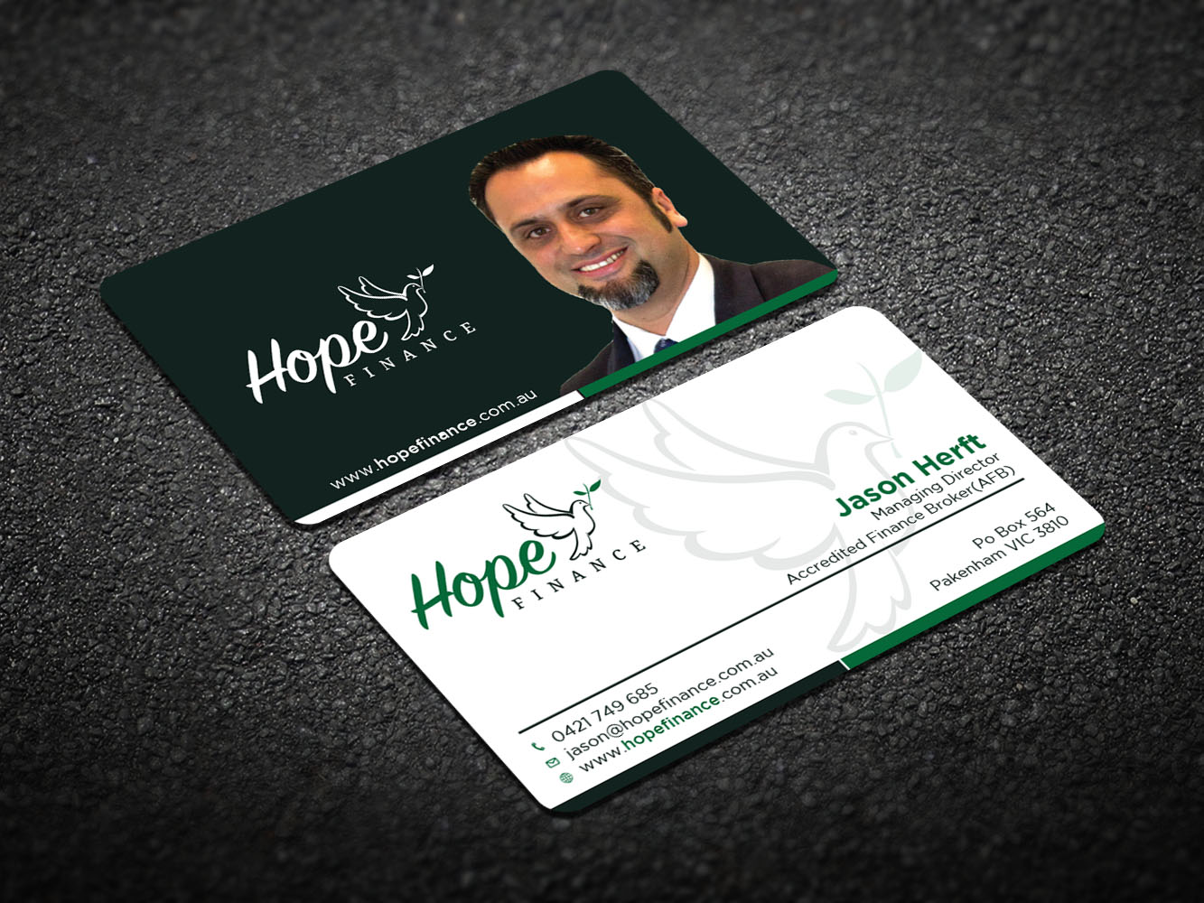 Business Card Design by Verified artistry for Hope Finance | Design #12385733