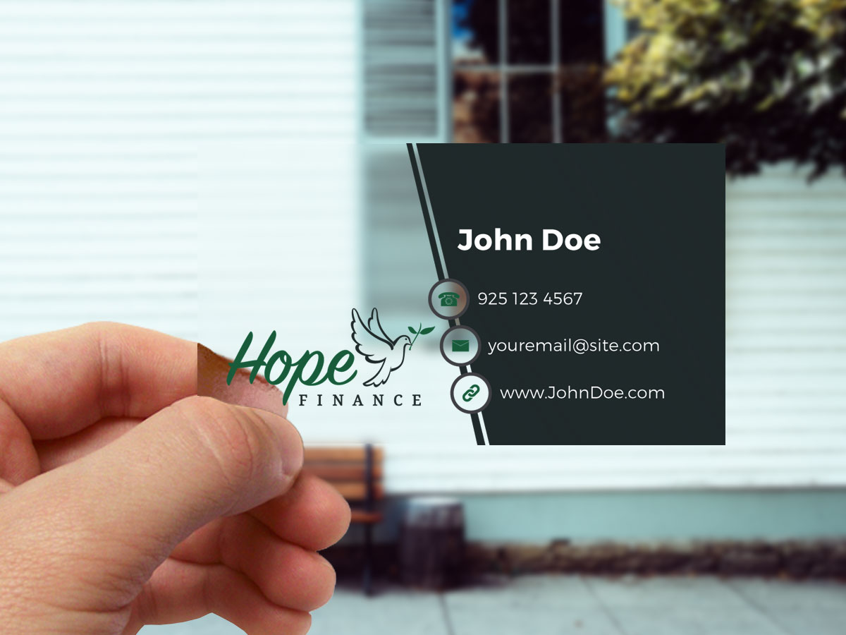 Business Card Design by JK18 for Hope Finance | Design #12306772