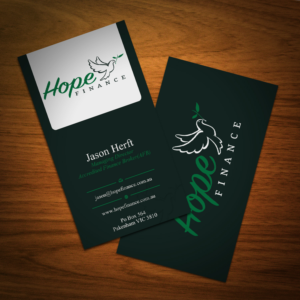 Business Card Design by Bran Design for Hope Finance | Design: #12307586