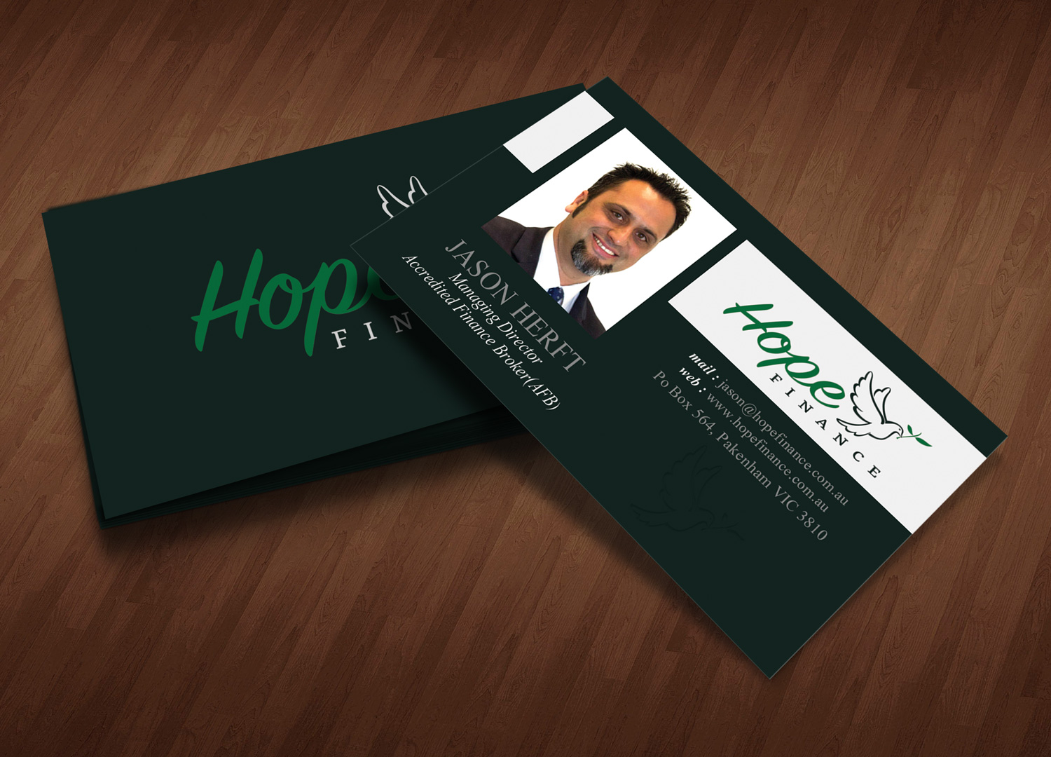 Business Card Design by Bran Design for Hope Finance | Design #12307597