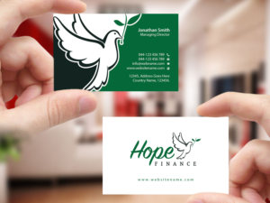 Business Card Design by Creations Box 2015 for Hope Finance | Design: #12304139