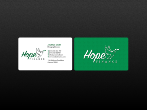 Business Card Design by Creations Box 2015 for Hope Finance | Design: #12306013