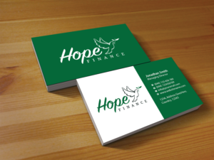 Design de Carte de Visite par Creations Box 2015 pour Hope Finance | Design : #12306025