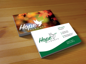 Design de Carte de Visite par Creations Box 2015 pour Hope Finance | Design : #12308281