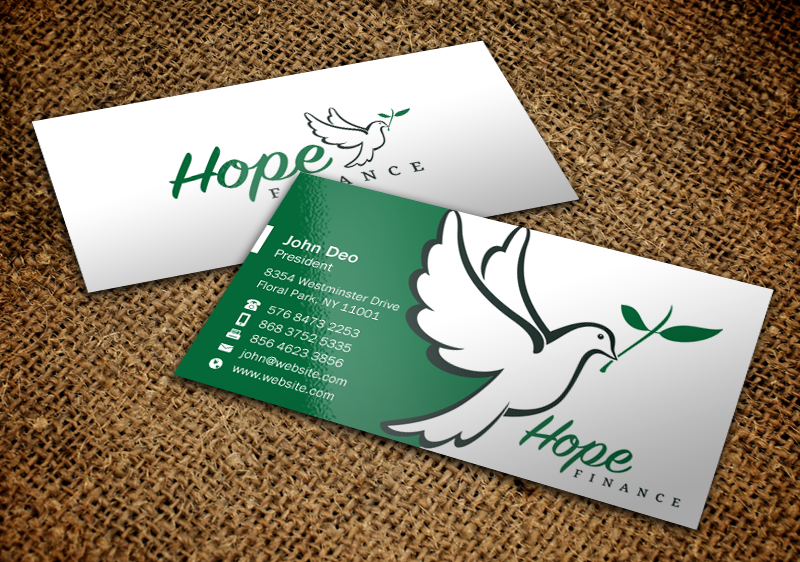 Business Card Design by Brand aid for Hope Finance | Design #12307030