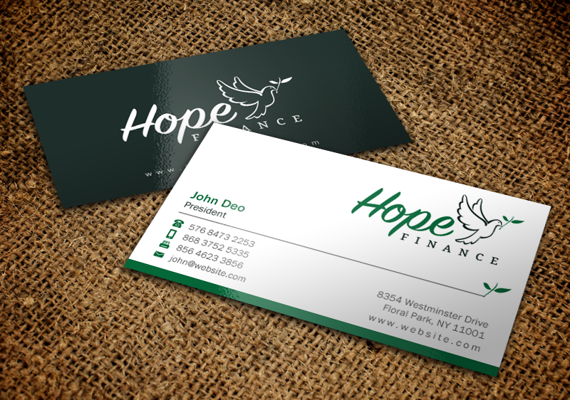 Business Card Design by Brand aid for Hope Finance | Design #12307034