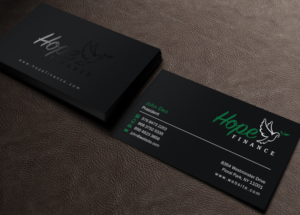 Business Card Design by Brand aid for Hope Finance | Design: #12307164