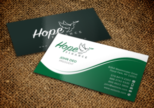 Business Card Design by Brand aid for Hope Finance | Design: #12310766