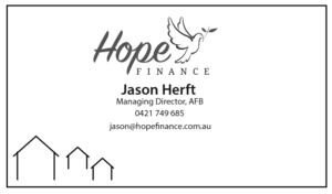 Business Card Design by lorrie.pearson for Hope Finance | Design: #12333578