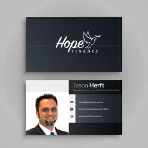 Business Card Design by designerdhyani for Hope Finance | Design: #12339622