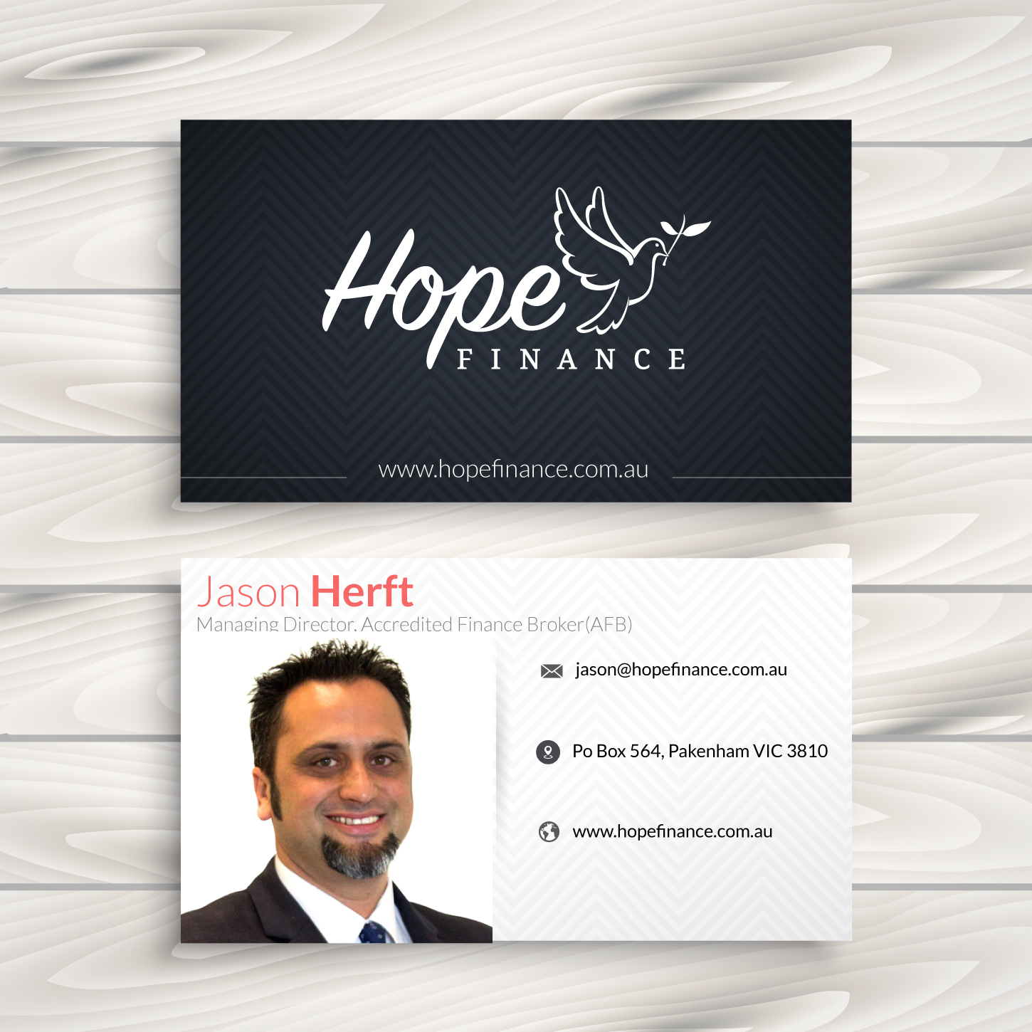 Business Card Design by designerdhyani for Hope Finance | Design #12348410