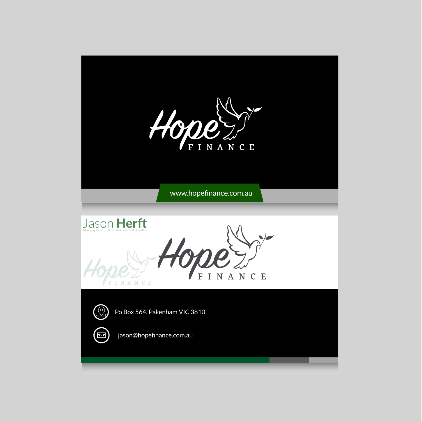 Business Card Design by designerdhyani for Hope Finance | Design #12349282