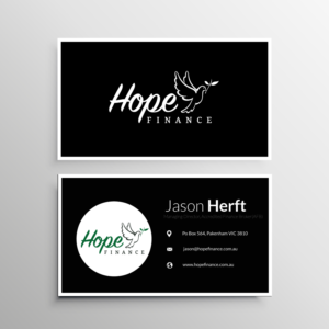 Business Card Design by designerdhyani for Hope Finance | Design: #12381075