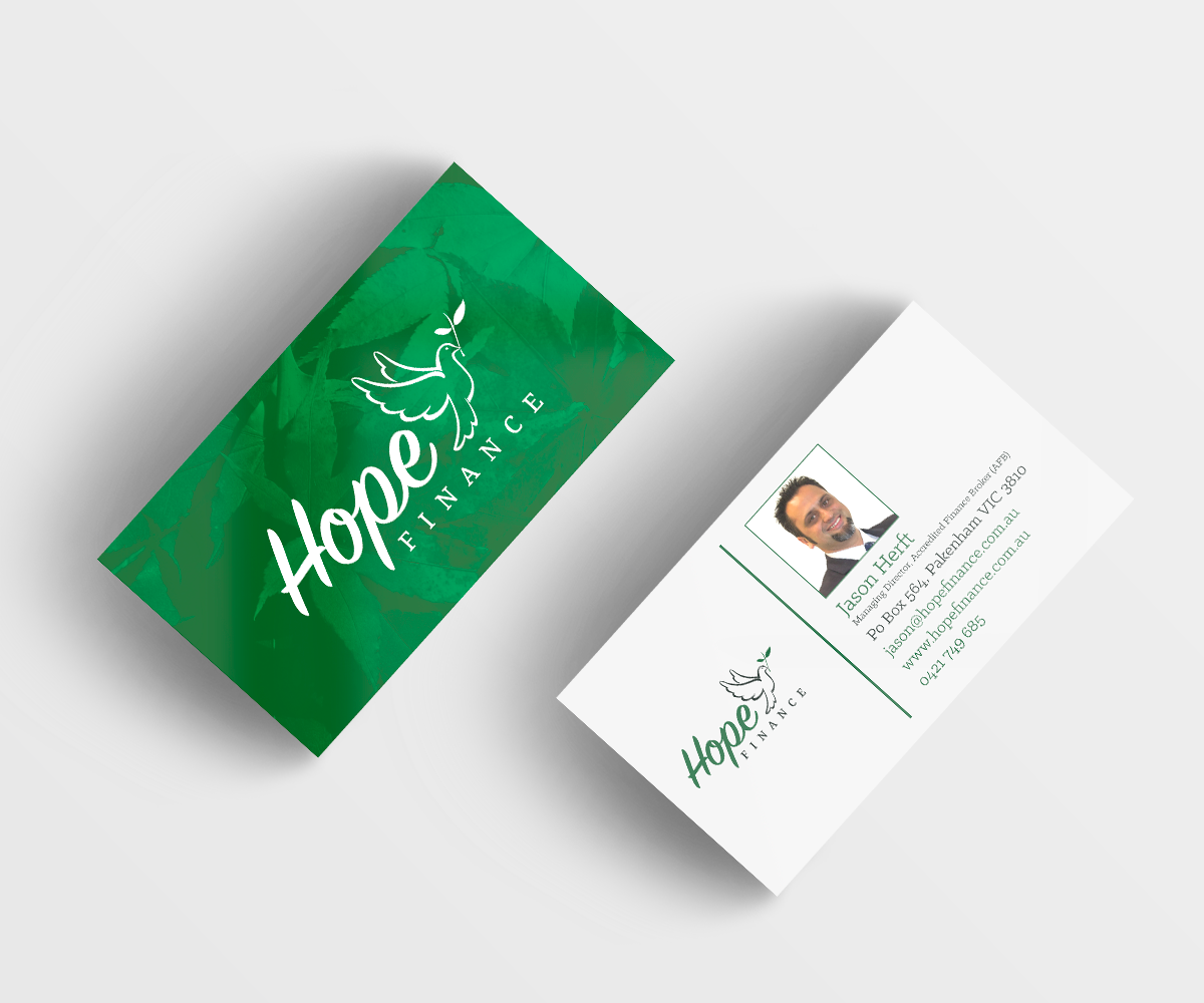 Business Card Design by isabellaarrazola for Hope Finance | Design #12353996