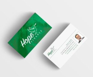 Business Card Design by isabellaarrazola for Hope Finance | Design: #12353998