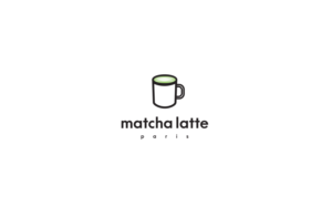 Matcha Latte Paris | Logo Design by GLDesigns
