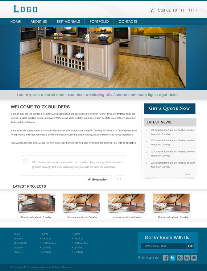 Web Design by rajesh prn for bOnline Ltd. | Design #511671