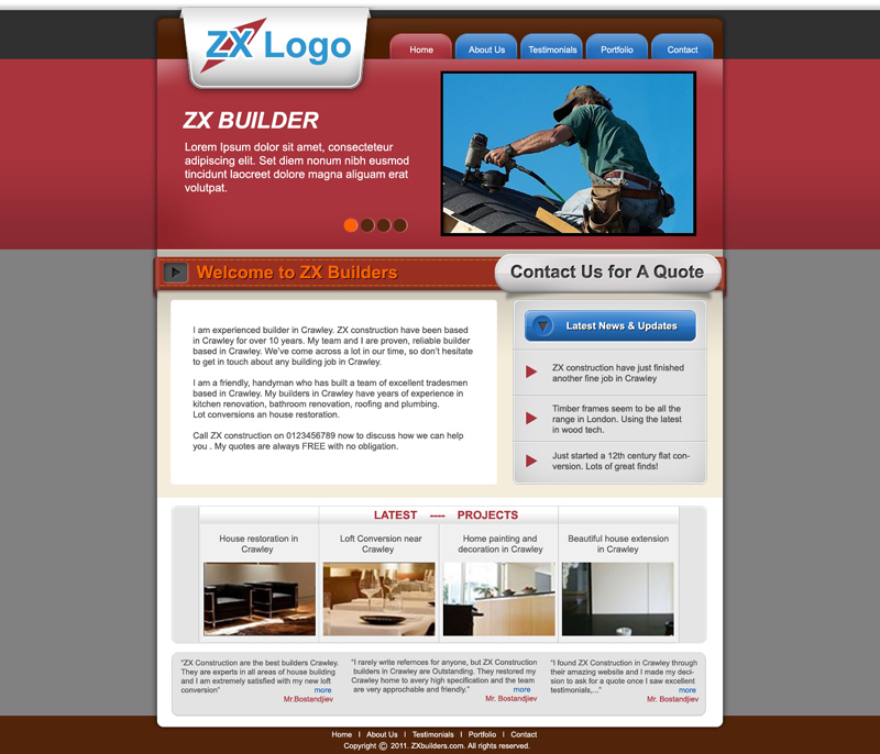 Web Design by DesignXyz for bOnline Ltd. | Design #516560