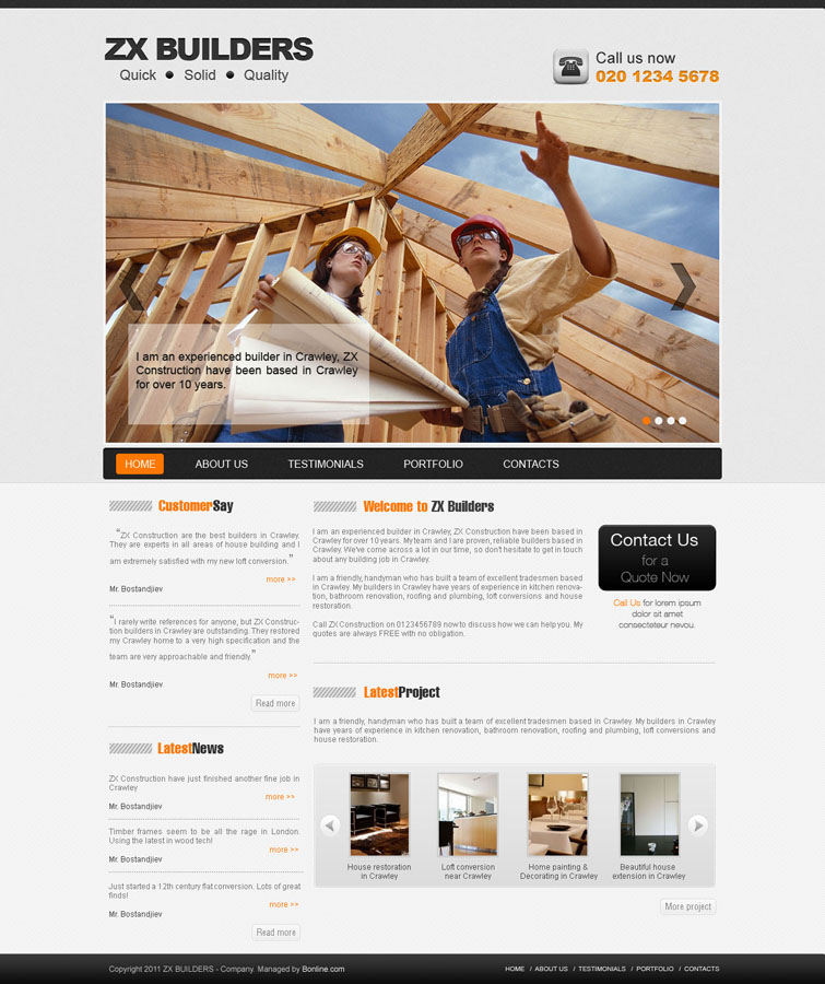 Web Design by AriefK for bOnline Ltd. | Design #507706