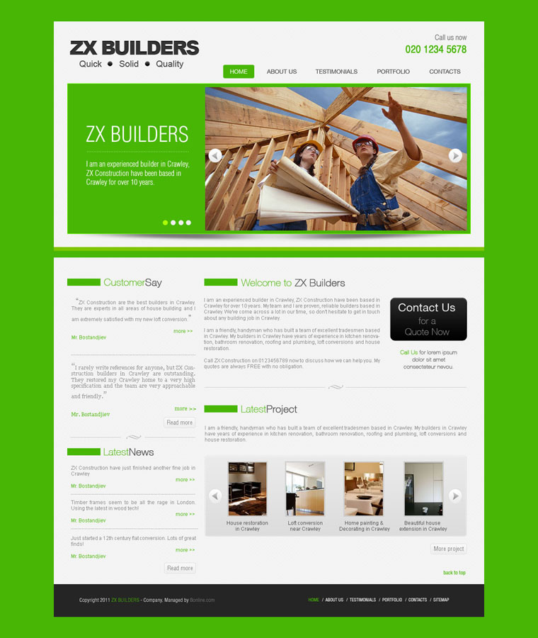 Web Design by AriefK for bOnline Ltd. | Design #508252