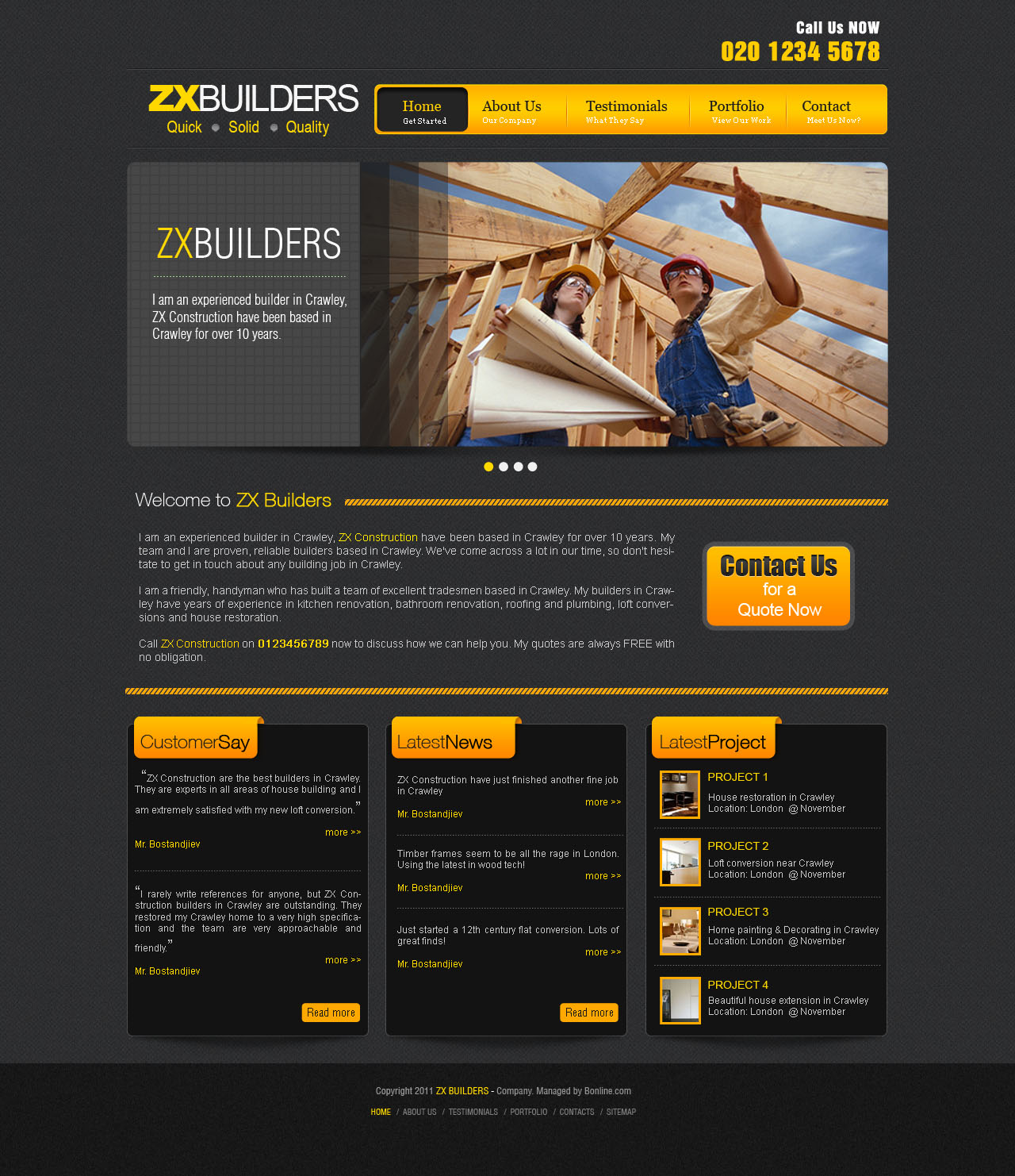 Web Design by AriefK for bOnline Ltd. | Design #511986