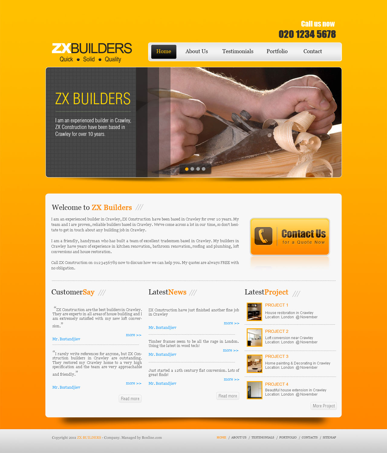 Web Design by AriefK for bOnline Ltd. | Design #514443