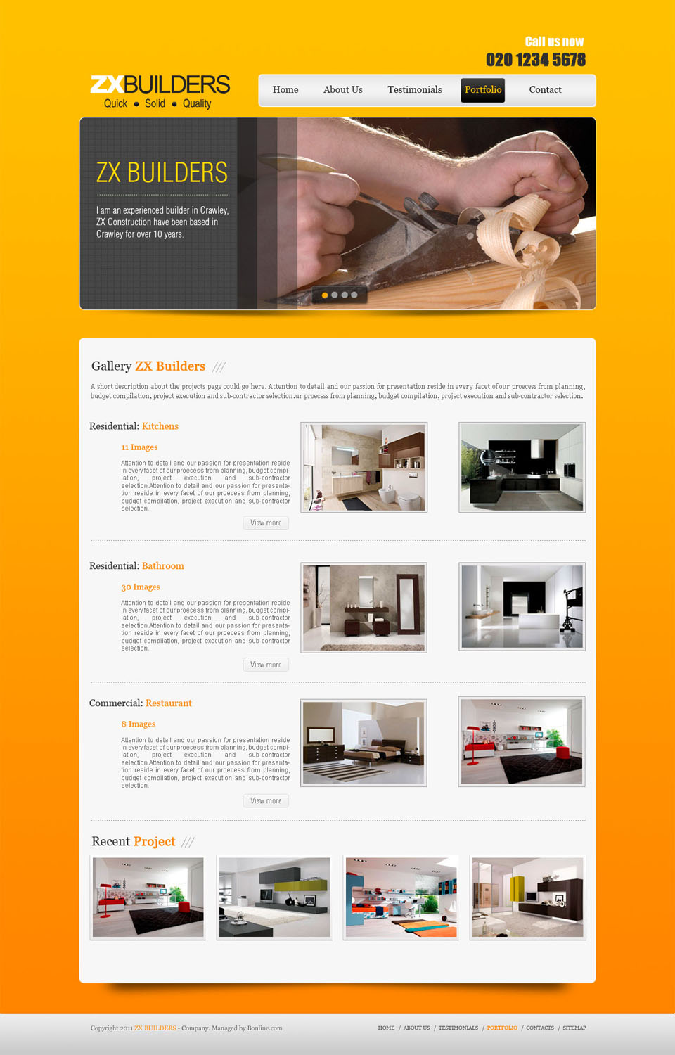 Web Design by AriefK for bOnline Ltd. | Design #514446
