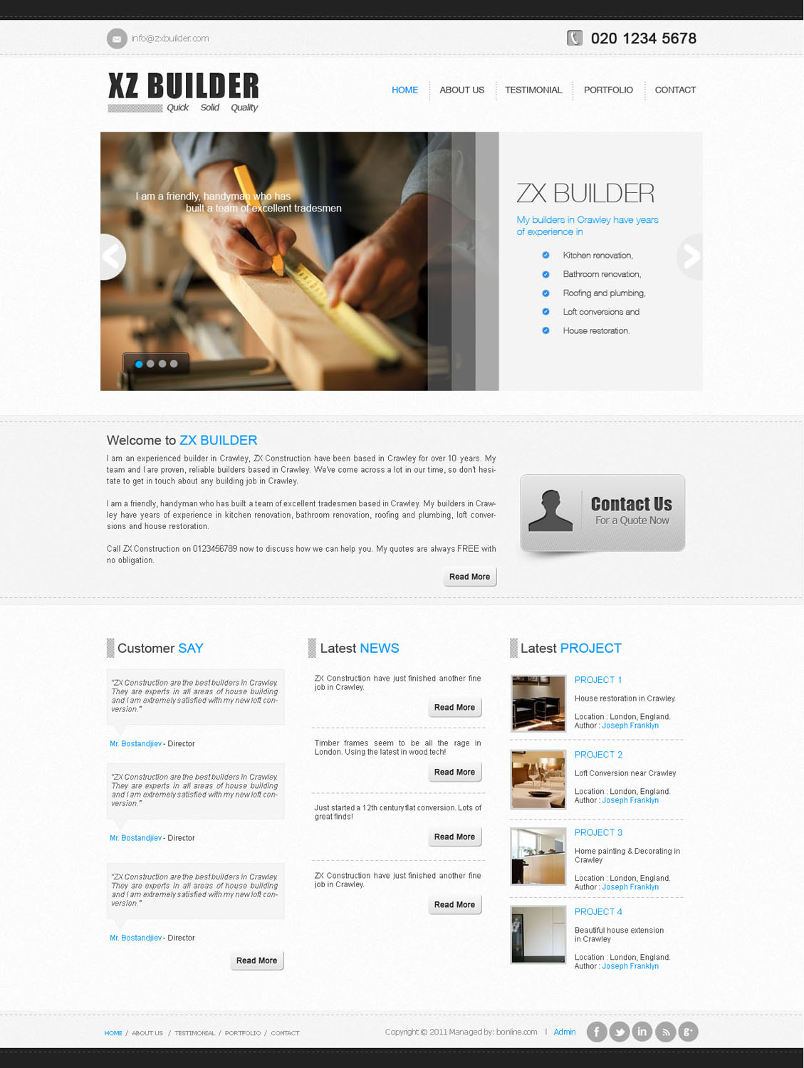 Web Design by AriefK for bOnline Ltd. | Design #515367