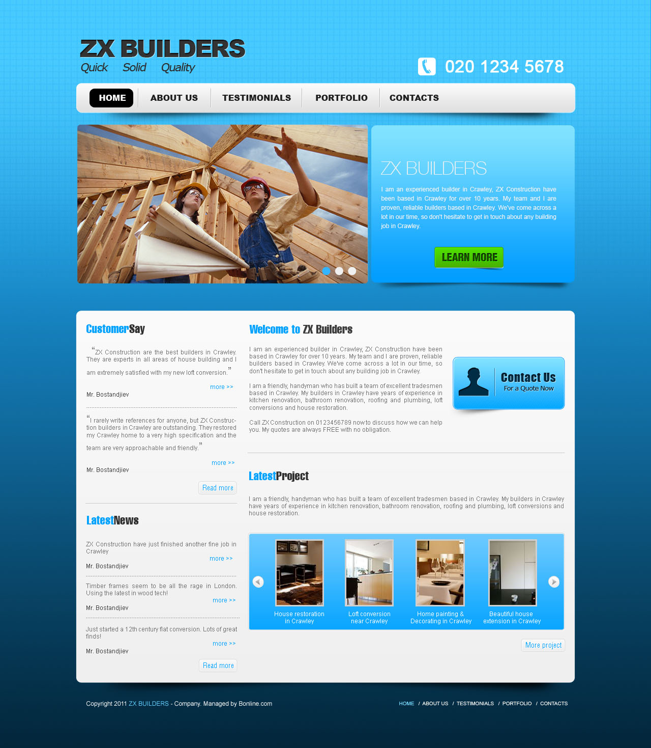 Web Design by AriefK for bOnline Ltd. | Design #517430