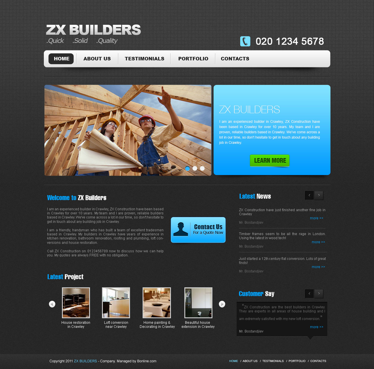 Web Design by AriefK for bOnline Ltd. | Design #517959