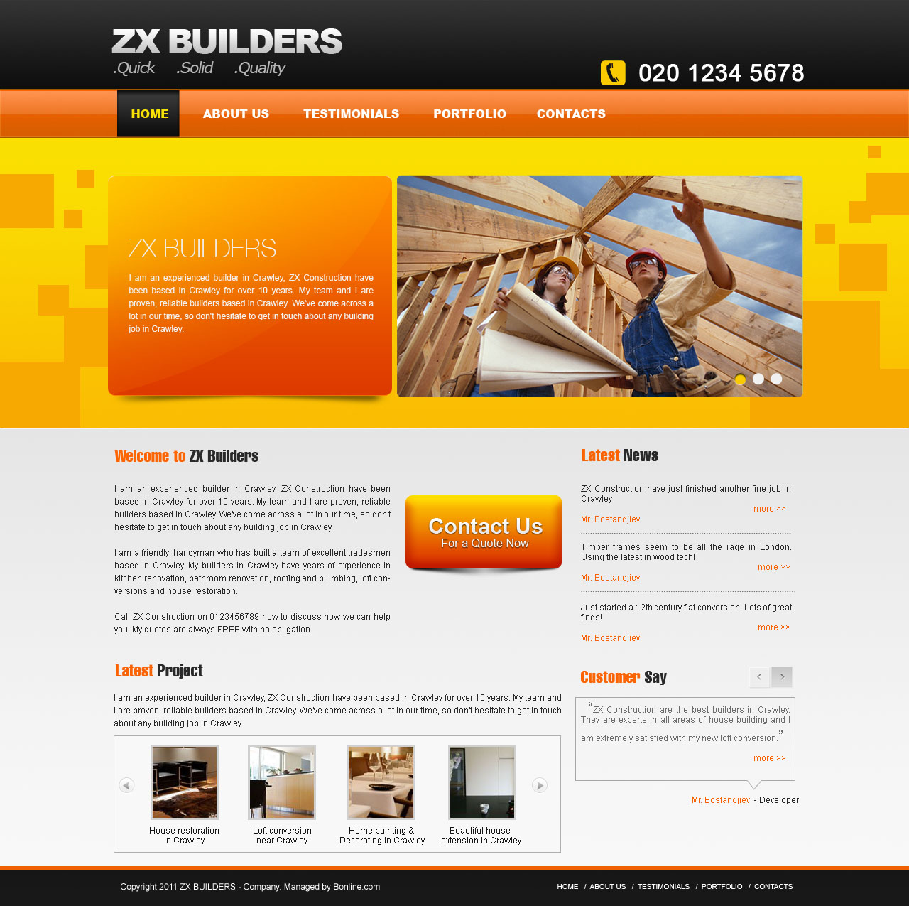 Web Design by AriefK for bOnline Ltd. | Design #518777