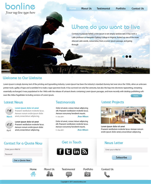 Web Design by pb for bOnline Ltd. | Design: #516597