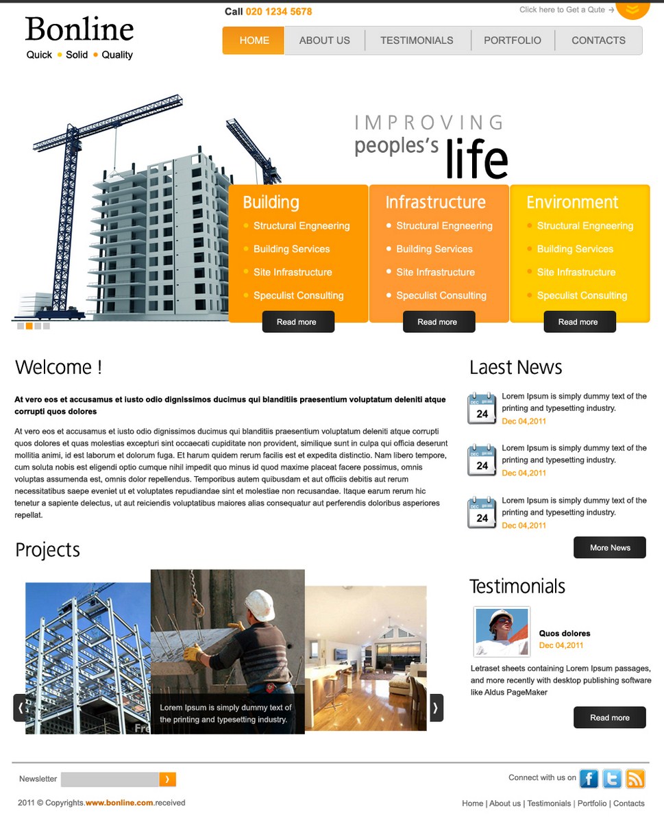 Web Design by pb for bOnline Ltd. | Design #516607