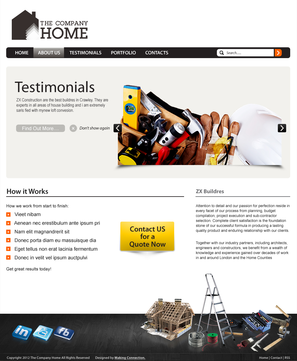 Web Design by Impressive Solutions for bOnline Ltd. | Design #518541