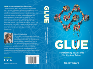 GLUE   Book cover design  | Diseño de portada de libro por D Creative