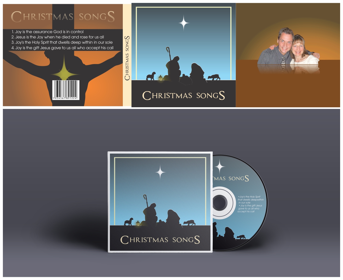 CD Cover Design by DG for this project | Design #12509398