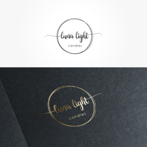 Luxury eco candle business needs a logo brand.
