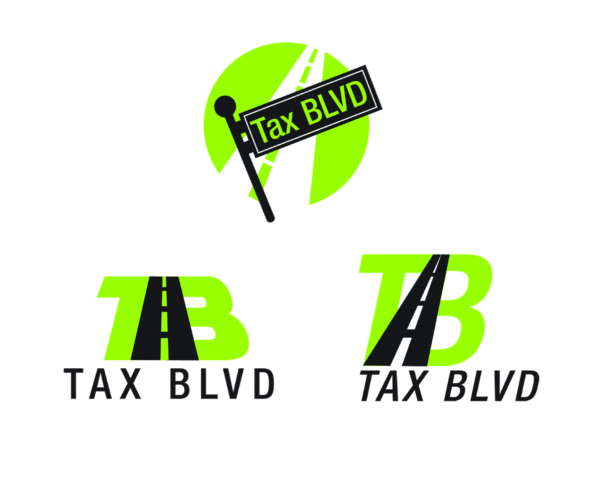 Logo Design by Hot Rod for Tax Boulevard corp | Design #12335693