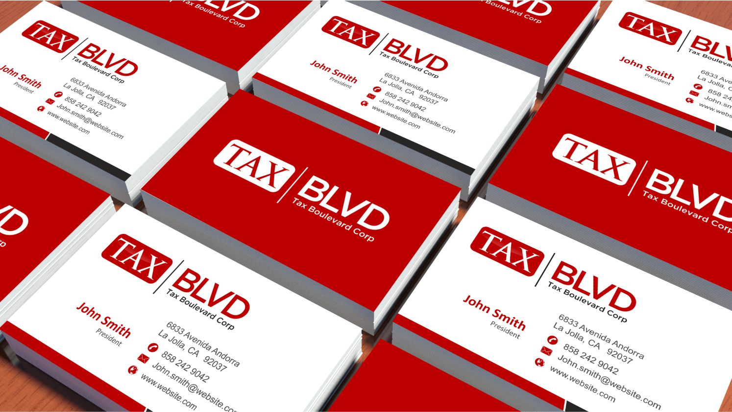 Logo Design by Sarah Graphic for Tax Boulevard corp | Design #12385474
