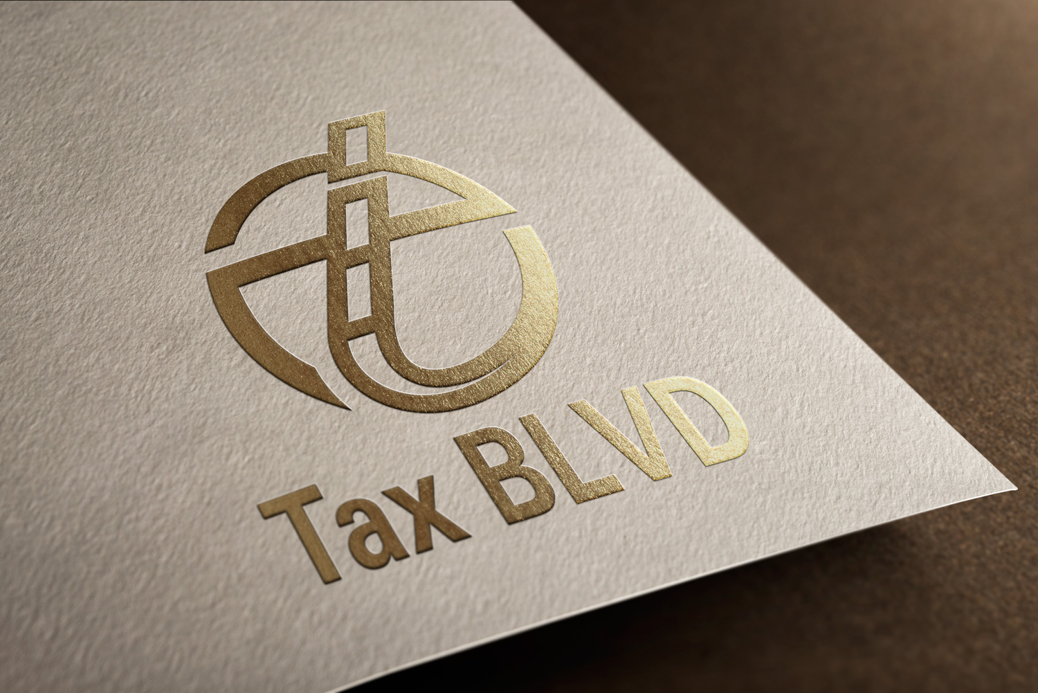 Logo Design by Petter Goms for Tax Boulevard corp | Design #12320433