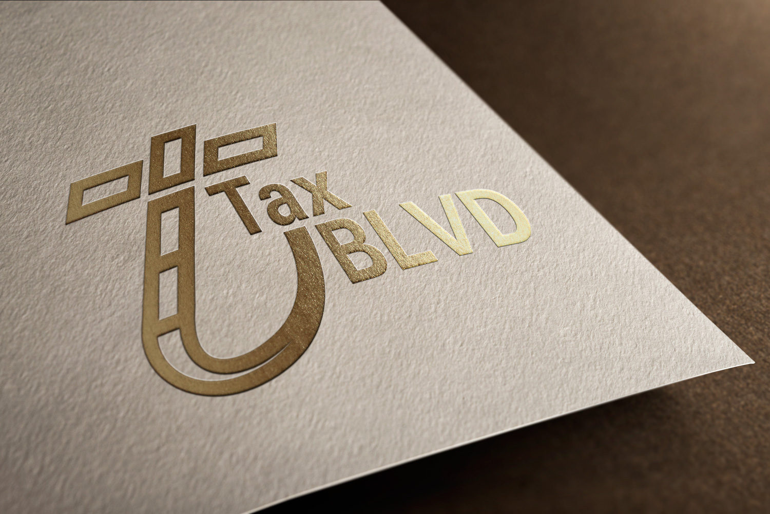 Logo Design by Petter Goms for Tax Boulevard corp | Design #12320590
