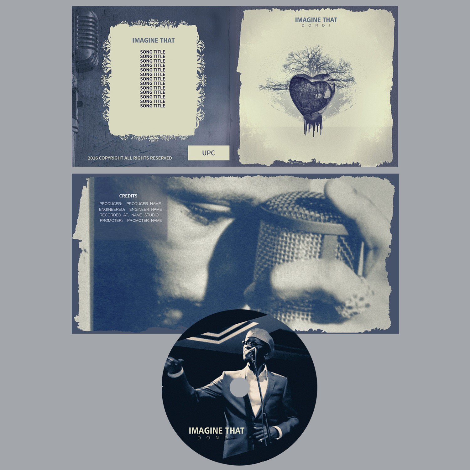 CD Cover Design by hama89 for Melldon Music | Design #12348523