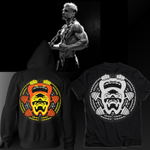 Skull Kettlebell and Barbell Crossbones | T-Shirt-Design von S-Square