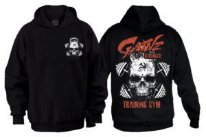 Skull Kettlebell and Barbell Crossbones